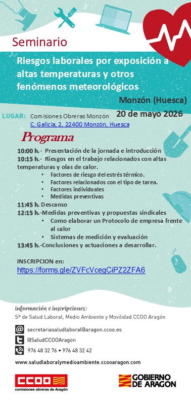 Seminario: Riesgos laborales por exposición a altas temperaturas y otros fenómenos meteorológicos. (Monzon)